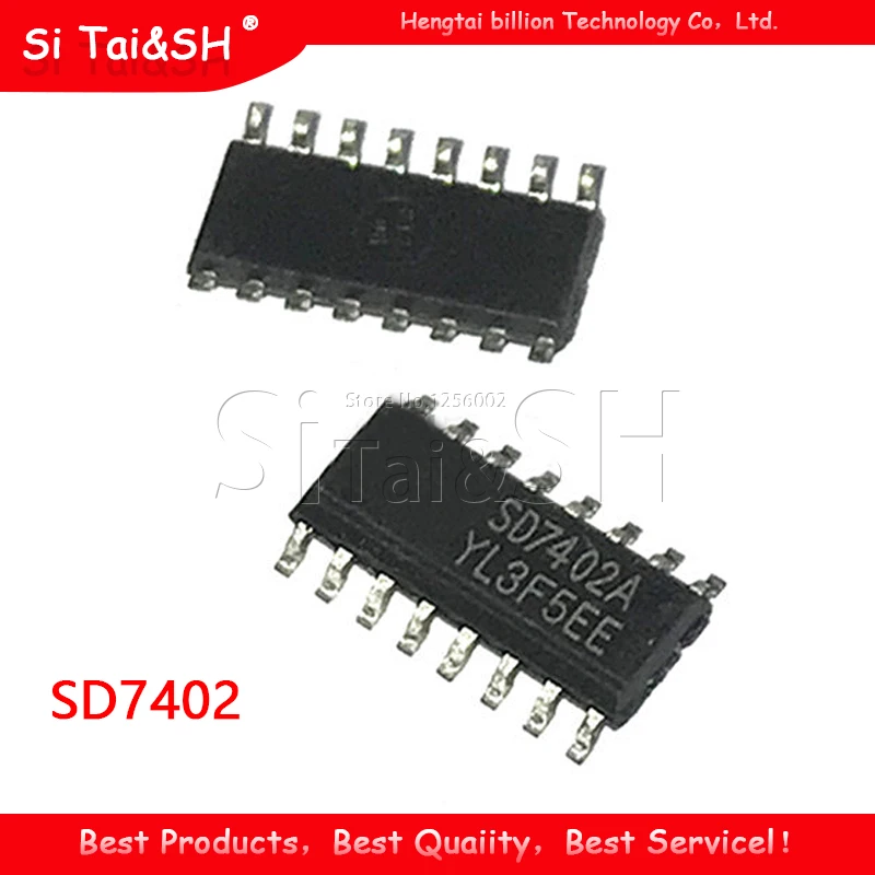 1 шт./лот SD7402 = HD0802A чип аудио усилитель новый оригинальный SOP-16 | Электронные