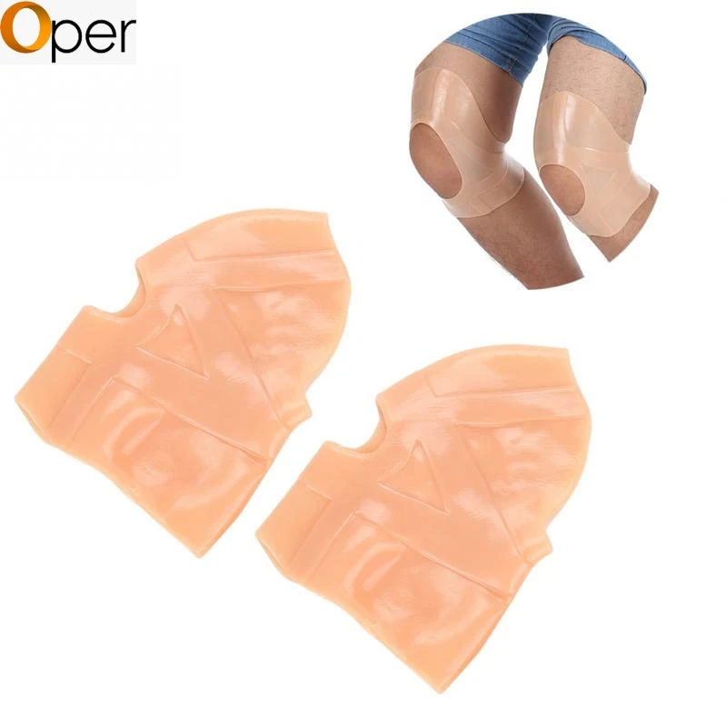 1 пара профессиональные силиконовые коленного бандажа сжатия Поддержка