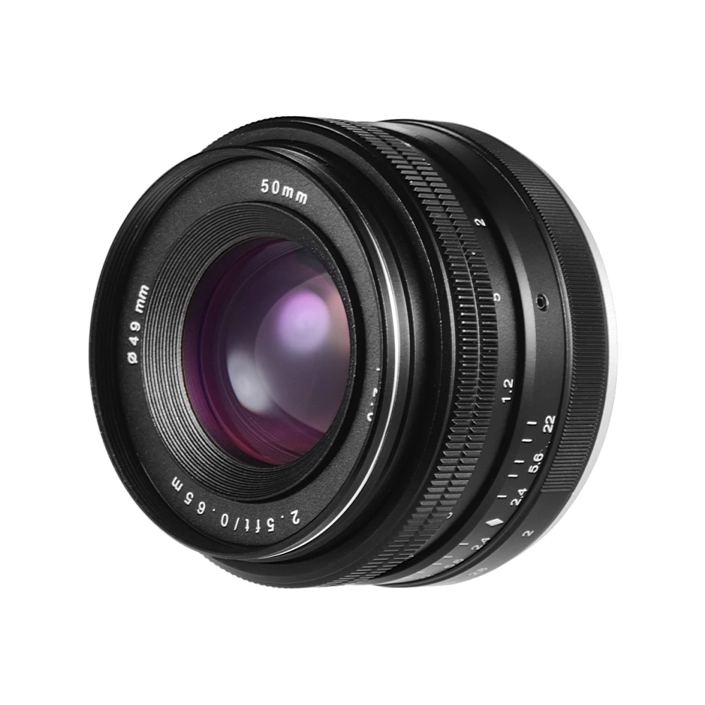

50mm f/2.0 USM Large Aperture APS-C Manual Focus Mirrorless Lens Standard Prime Lens Photography for Sony E Mount ILDC Cameras