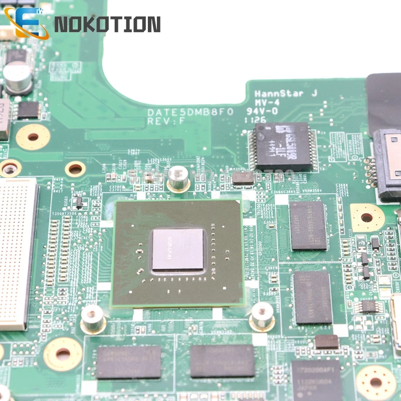 Материнская плата NOKOTION A000074700 DATE5DMB8F0 для ноутбука Toshiba Satellite L700 L745 материнская HM65