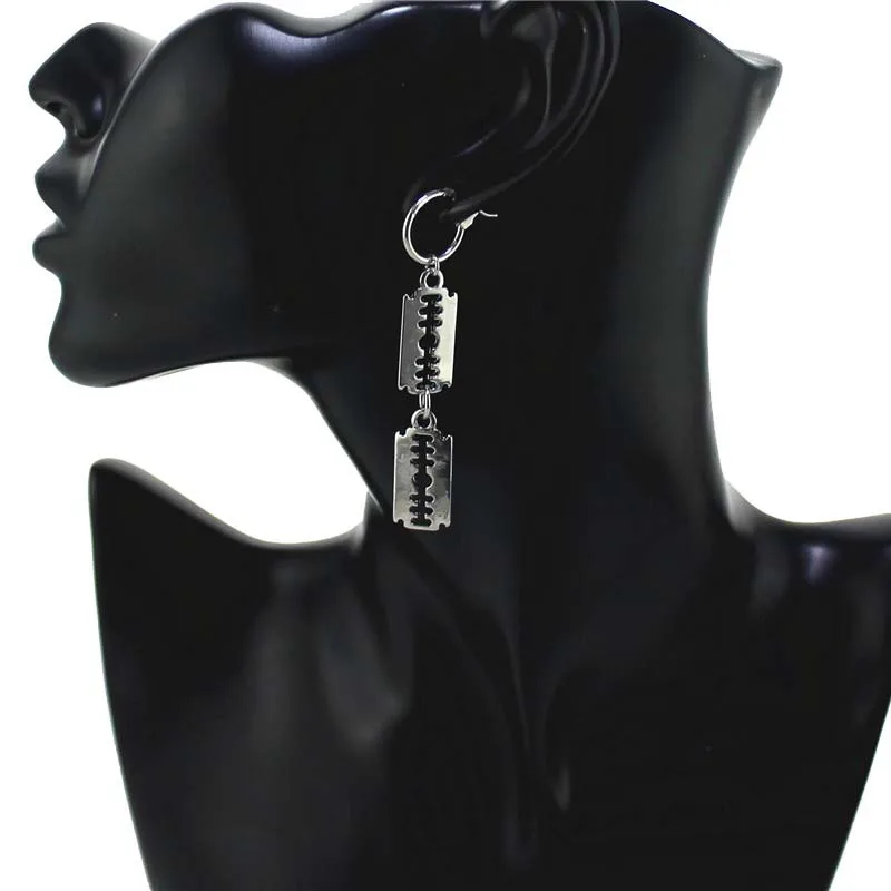 1 шт. панк готический сплав колючая проволока закручивающееся лезвие цепь звено