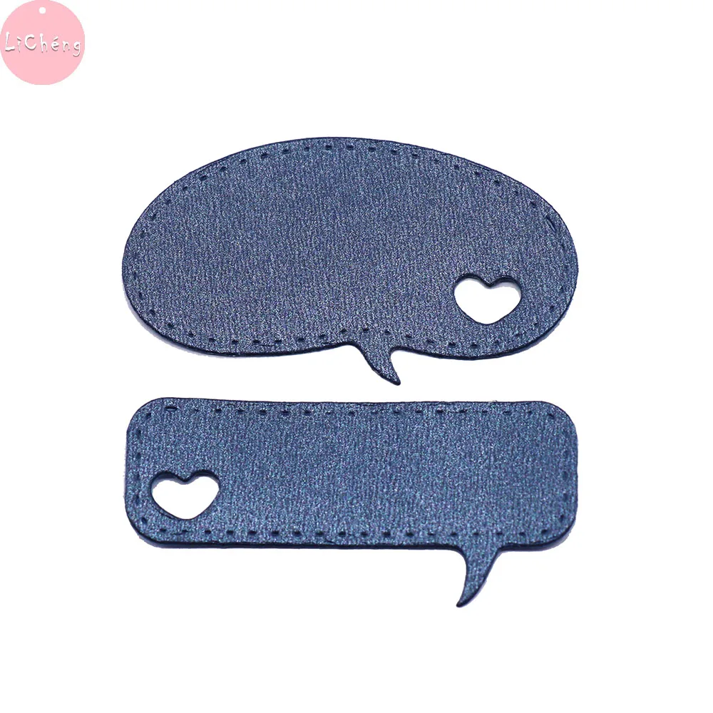 Диалоговое окно металлический Трафаретный вырубной штамп Скрапбукинг тиснение