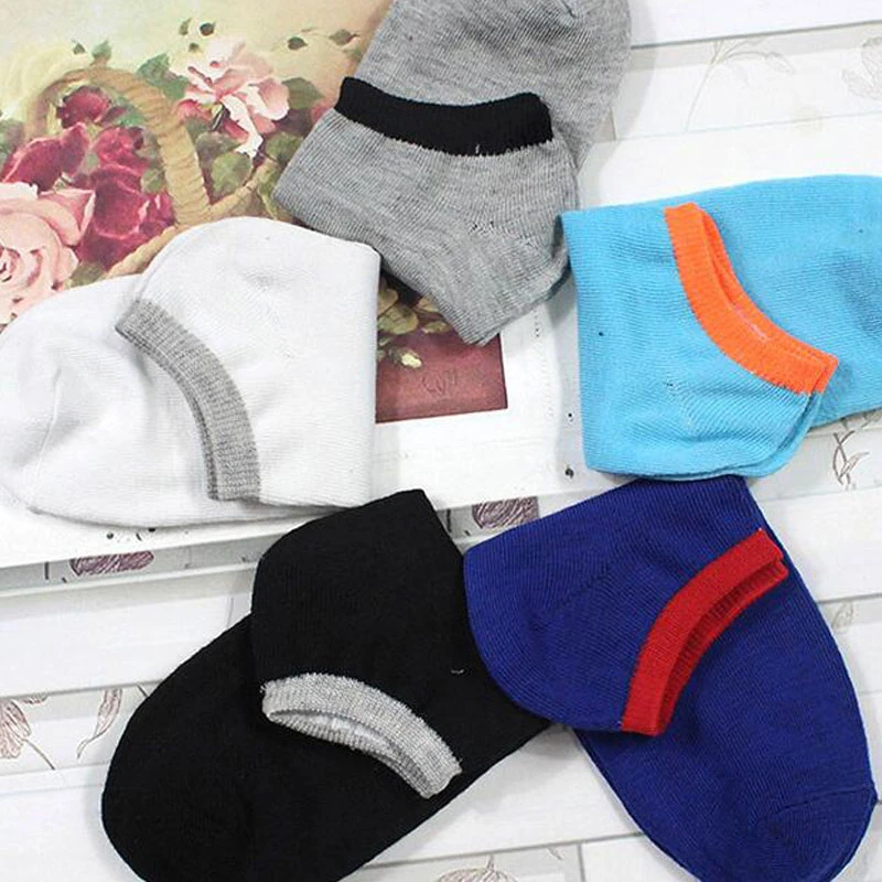 1 пара мужские спортивные Нескользящие невидимые носки башмачки дышащие