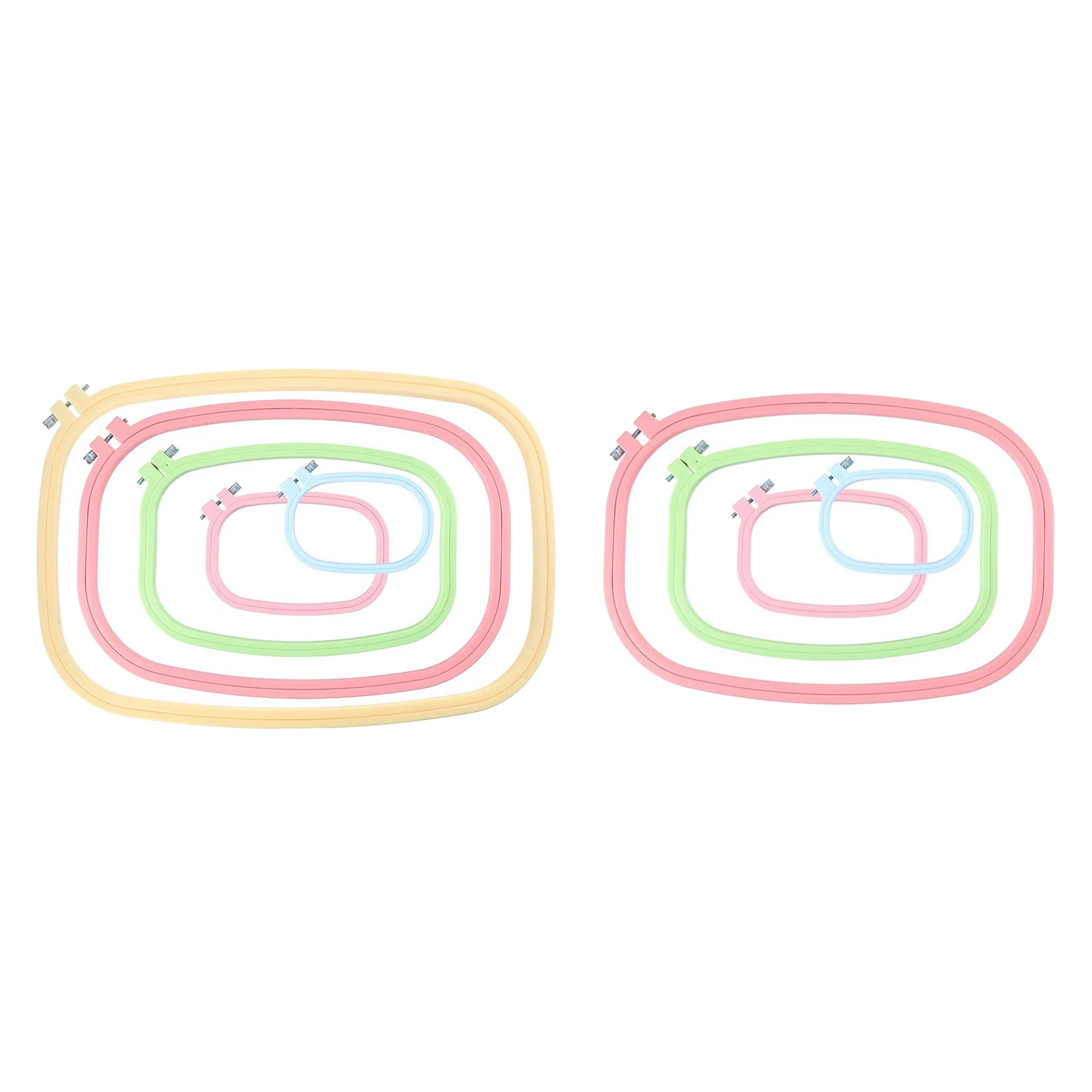 

4/5 шт., пластиковые кольца для вышивки крестиком