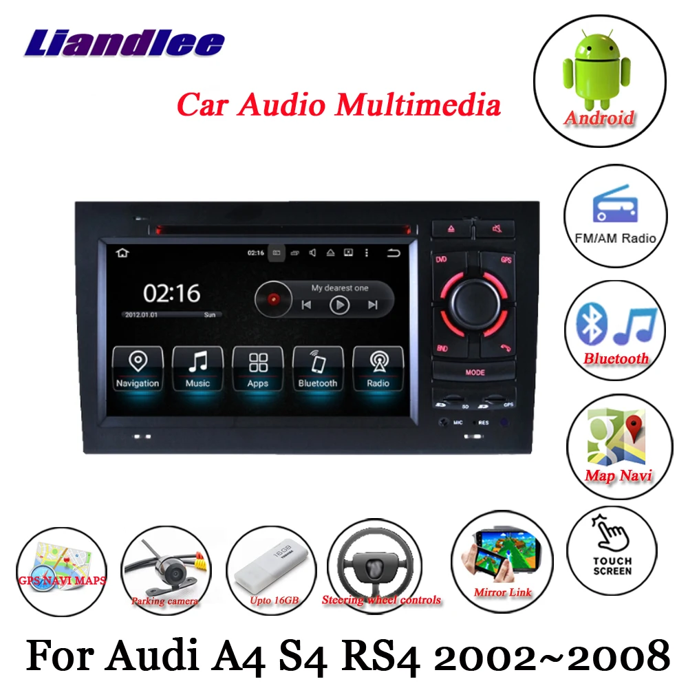 

Car Android Multimedia System For Audi A4 S4 RS4 B7 8E 8H 2002-2008 Radio GPS Navigation Player Carplay Androidauto Head Unit