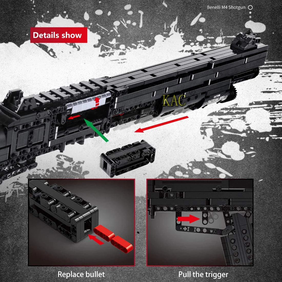1061pcs WW2 Technology Blocks Military Shotgun Guns Model Building Toys For Birthday Gifts Children's assembled toys | Игрушки и