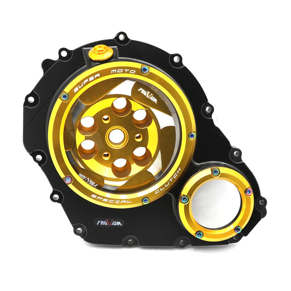Крышка сцепления мотоцикла с прокладкой для Suzuki 2006-2020 GSXR 600/750 2019 голубой