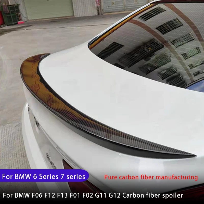 

Подходит для BMW 6 серий M6 7 серия спойлер BMW F01 F02 F06 F12 F13 G11G12 спойлер из углеродного волокна модифицированный хвост