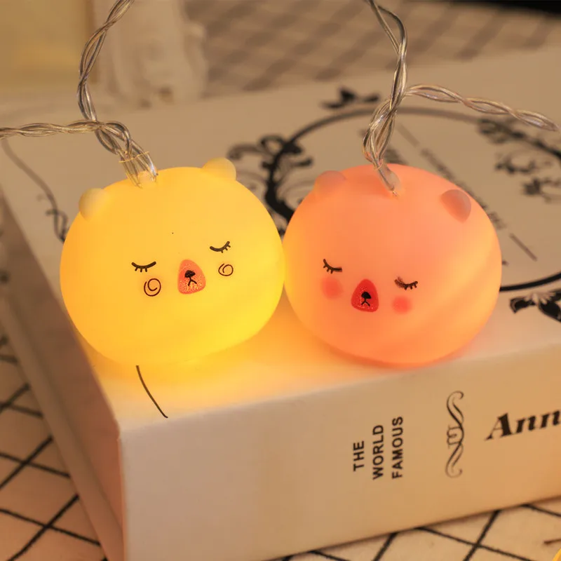 Милый кролик маленький Единорог мягкий светильник s String Chic ночник пасхальный