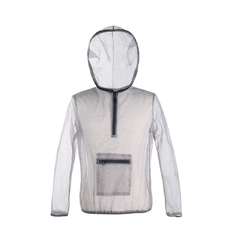 Ультралегкая сетчатая куртка с капюшоном для отдыха на природе рыбалки