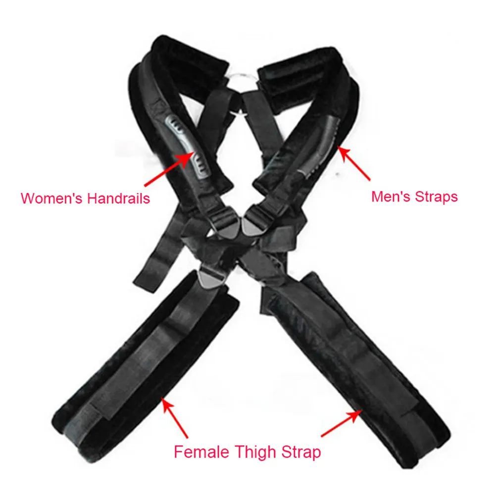 Фетиш Бедро Стропы открытые ноги секс качели сдерживающий бондаж ремень для
