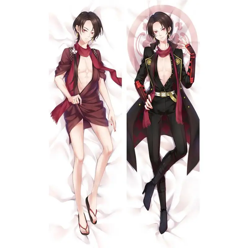 

Наволочка для косплея Kashuu Kiyomitsu, наволочка для игры Touken Ranbu Online, Женская наволочка для обнимания, Мягкая Наволочка для подушки, мужской подар...