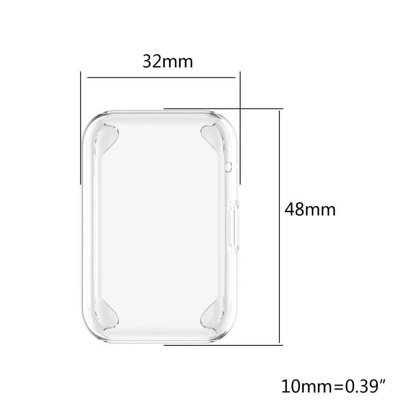 

Protective Case TPU Case For -HUAWEI Watch Fit Strap Band Full Coverage Film