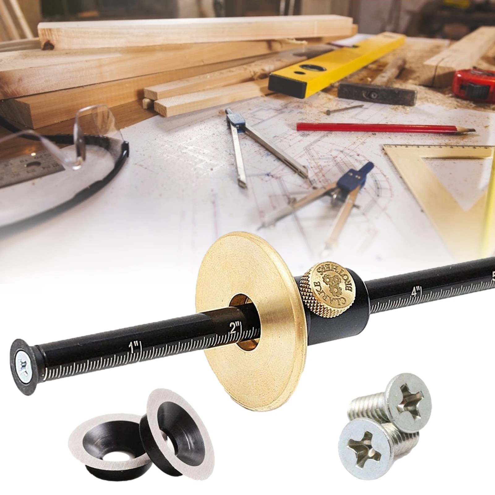 Колесо маркировки Калибр деревообрабатывающий маркер писец Европейский