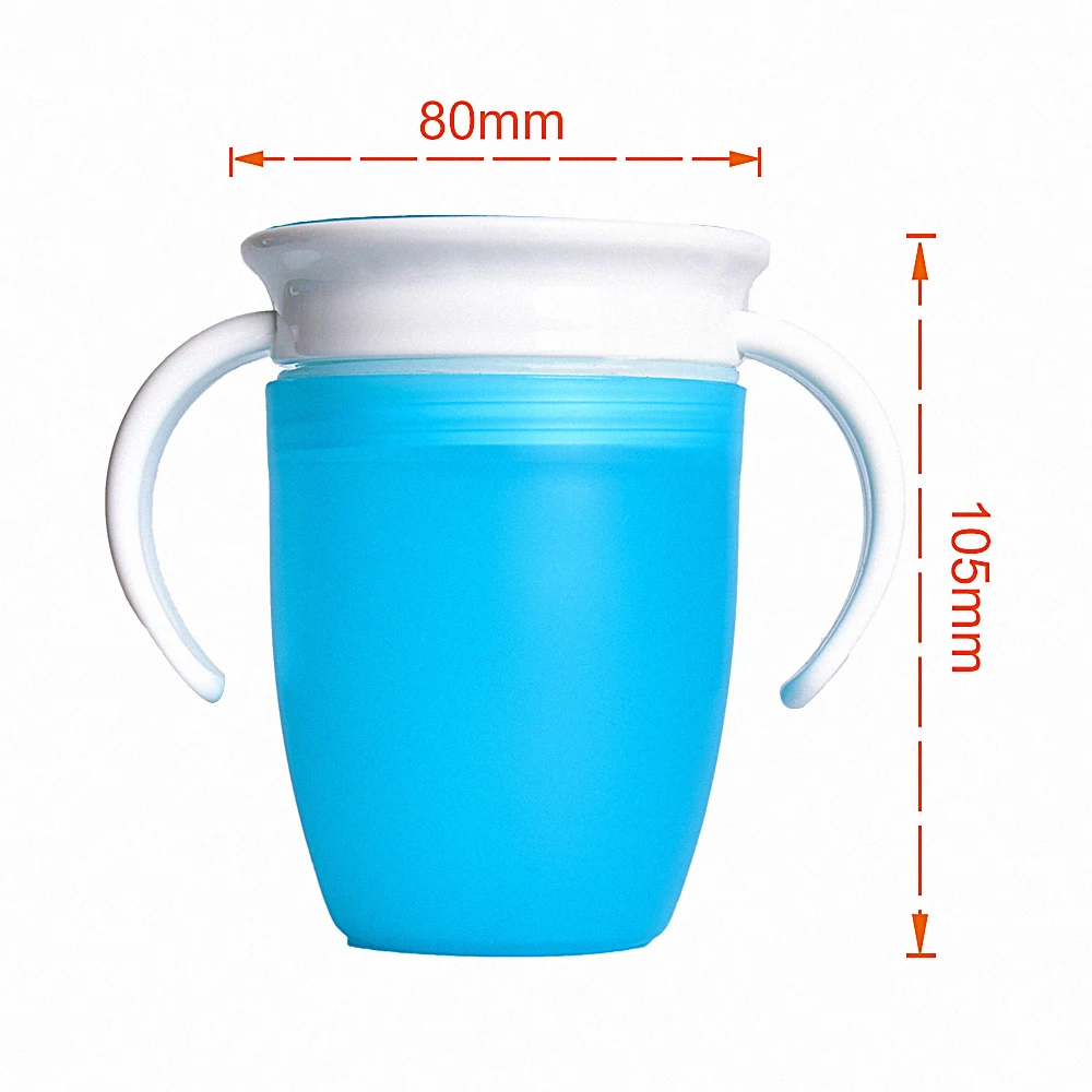 Водная чашка 240 мл 360 градусов свободное вращение Детские Обучающие питьевые