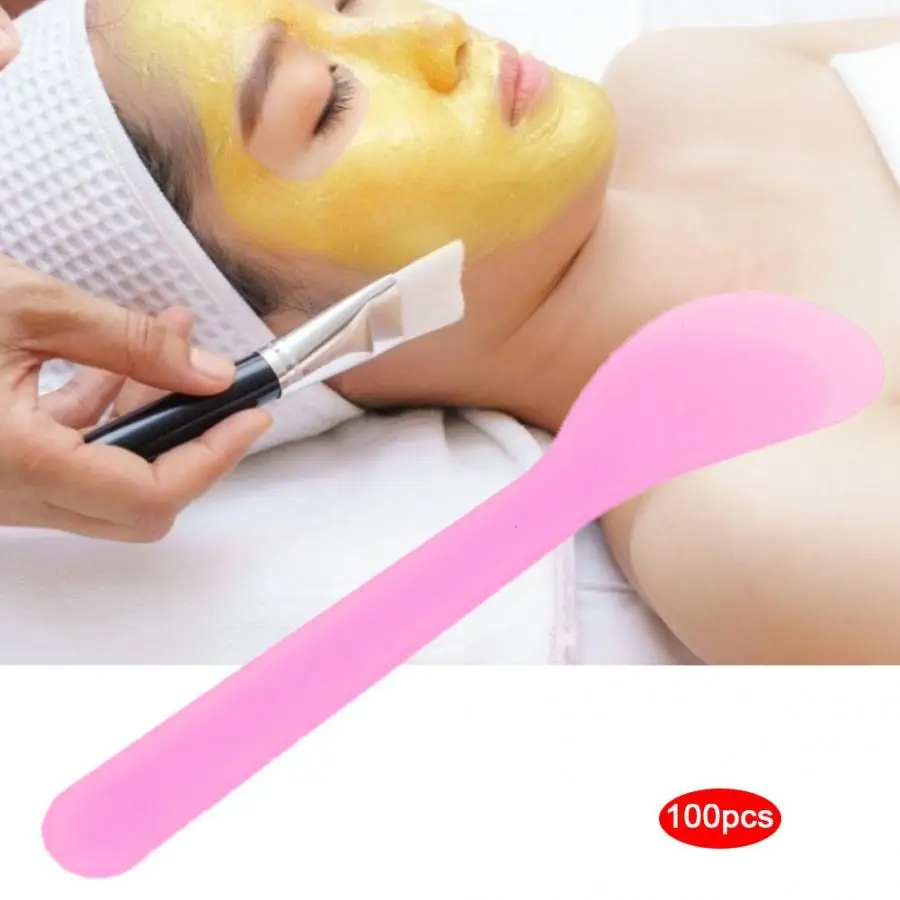 Уход за кожей 100 шт. пластиковый крем для маски на лицо палочки Смешивание