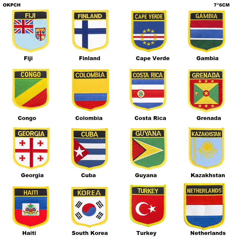 Флаг Железный на пиле нашивках для курток флаг шляпа значки рюкзаков значок