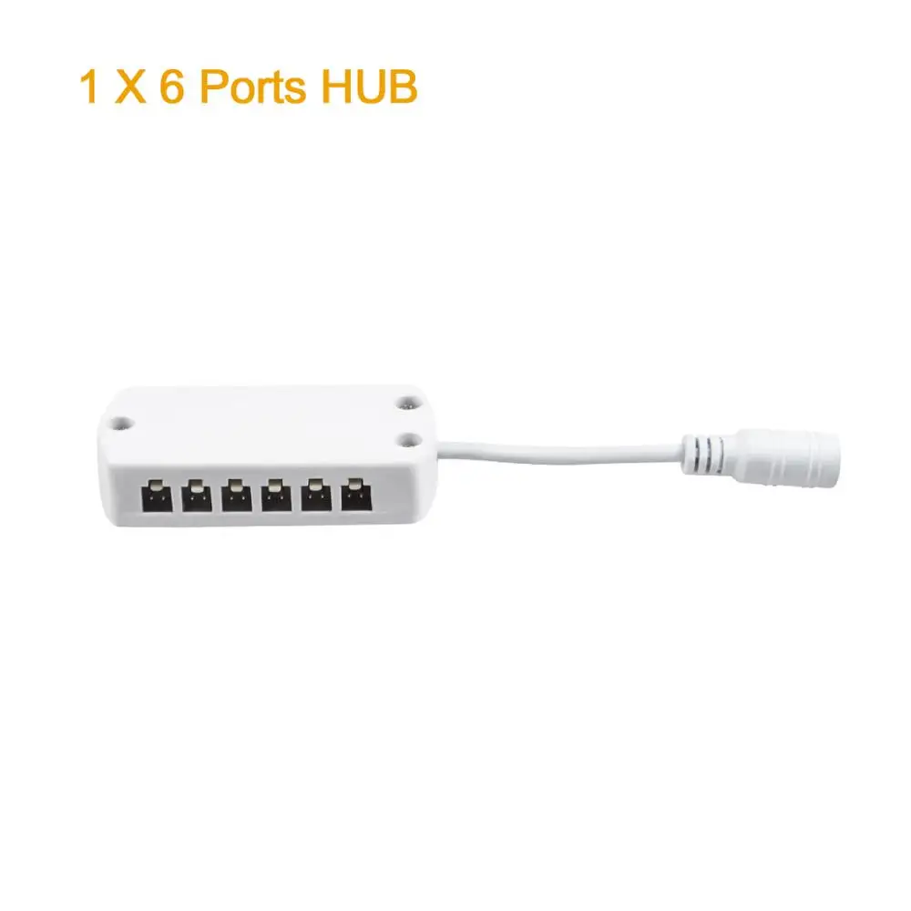 6 Ports HUB Светодиодный Кухня светильник Спальня замена лампы Цвет 12V ручная развертка движения Сенсор 220V светодиодный шкаф светильник Инж - Цвет: 6 Ports HUB
