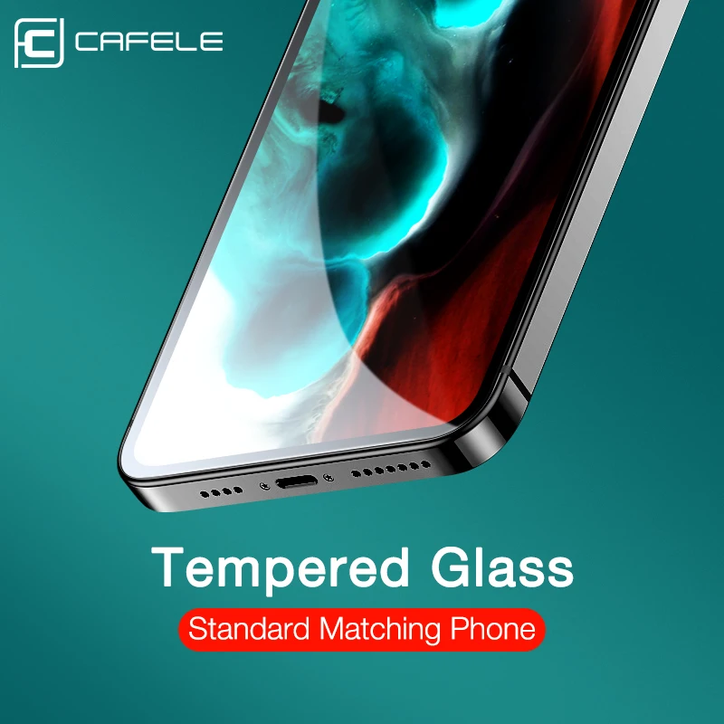 Защитное стекло Cafele для iPhone 12 Mini Pro Защитная пленка экрана с защитой от царапин 13 11