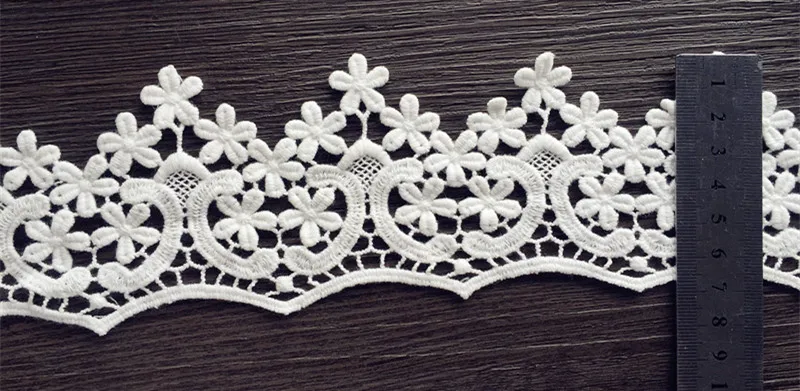 5 ярдов/упаковка Изысканная хлопковая Водорастворимая Вышивка Diy аксессуары для