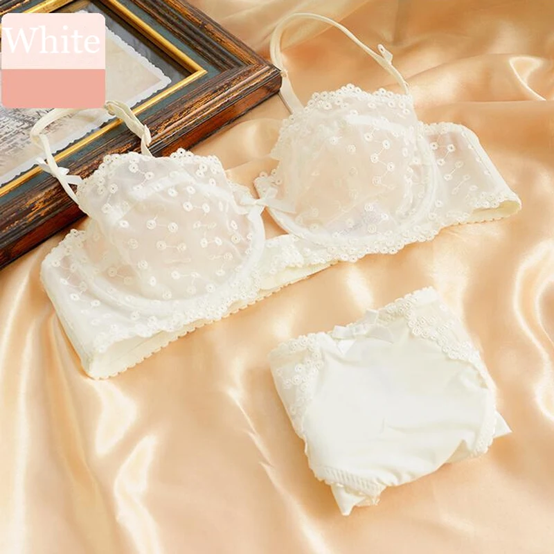 Ультрасексуальный женский прозрачный бюстгальтер и трусики нижнее белье