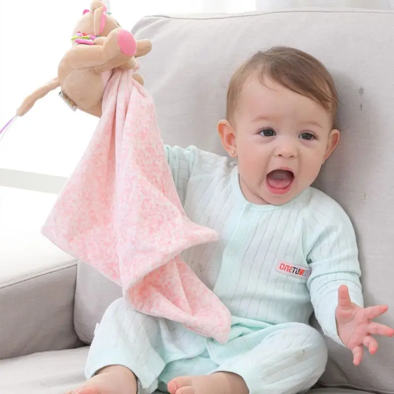 

Newborn Appease Towel Comforter Blanket Children Appease Sleep Soothe Plush Dolls Toys Gift