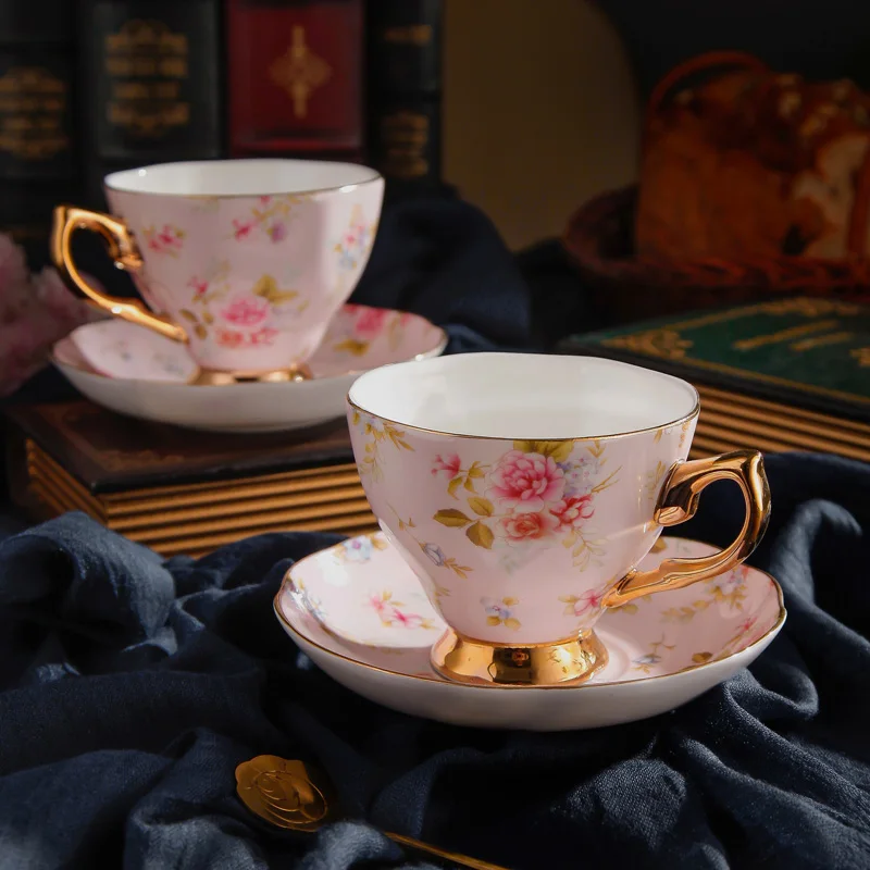 Набор кофейных чашек чашка для чая из костяного фарфора и блюдце эспрессо