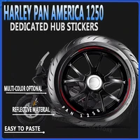 motorcycle wheel reflective waterproof wheel sticker is suitable for harley pan america 1250 pa1250s wheel decoration sticker