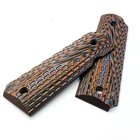 Тактические пистолетные ручки 1911, черные, коричневые ручки G10, ручки под заказ, материал CNC, аксессуары 1911, 2 шт.