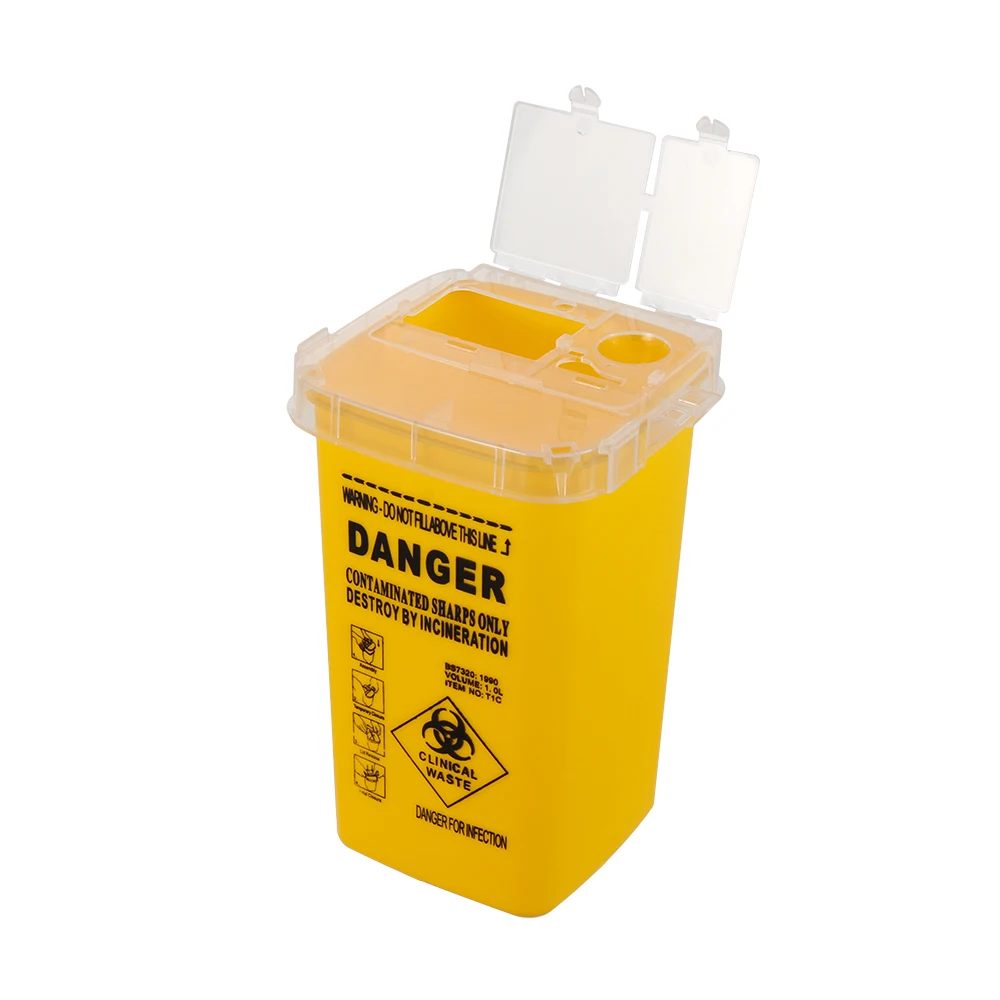 1L татуировки пункционная игла удаление Ёмкость контейнер для хранения острых