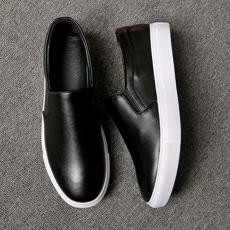 Black Flats Platform Summer Loafers Breathable Footwear