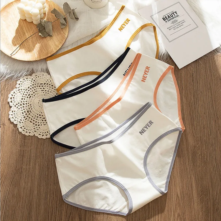 

Panties for Women Young Girls Underwear Mid Waist Breathable Lingerie Wholesale Recommend M-Xl Female Soft Lady Pantys Lingerie