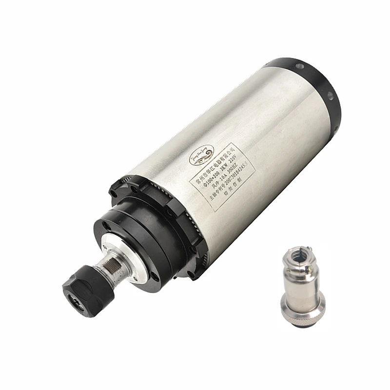 Шпиндель с воздушным охлаждением 220 в 3000 Вт 4 подшипника шпиндель ЧПУ для