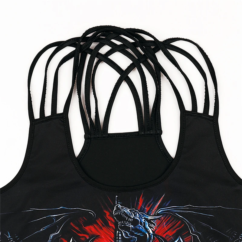 Новый жилет для косплея ужас триллер Дьявол трюк костюм на Хэллоуин женский