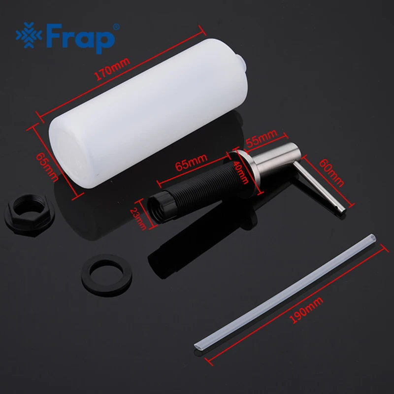 Frap 500 мл бортике ручной раковина моющие средства диспенсер для мыла 304