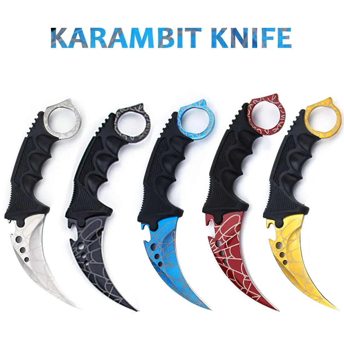 Нож керамбит нож для шеи тактические ножи геймерская модель с тигровыми зубьями