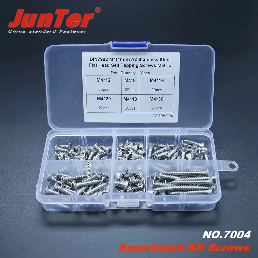 Высококачественные самонарезающие винты с плоской головкой из нержавеющей