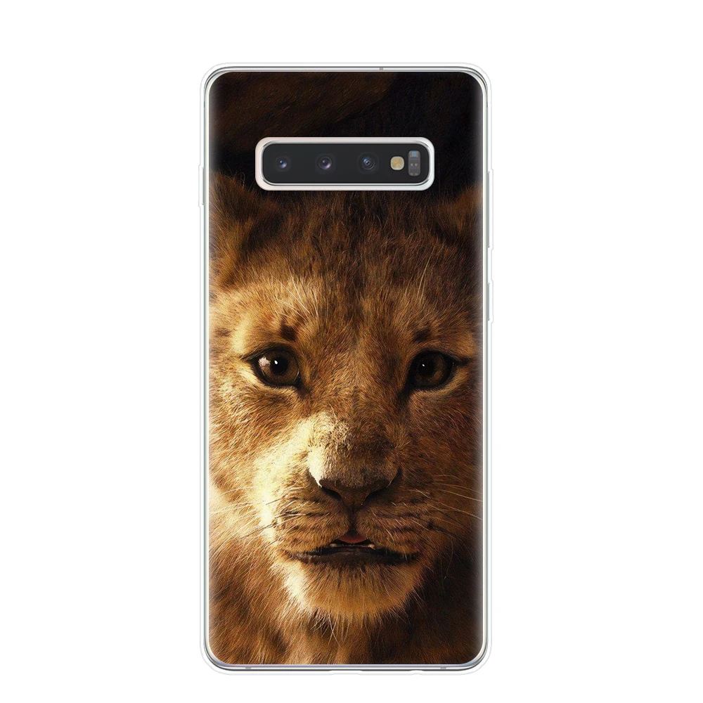 Роскошный чехол для телефона Lion King nala simba timon для samsung Galaxy S10 S9 S8 Plus S6 S7 Edge S10E Lite 5G Мягкий ТПУ чехол Капа Etui