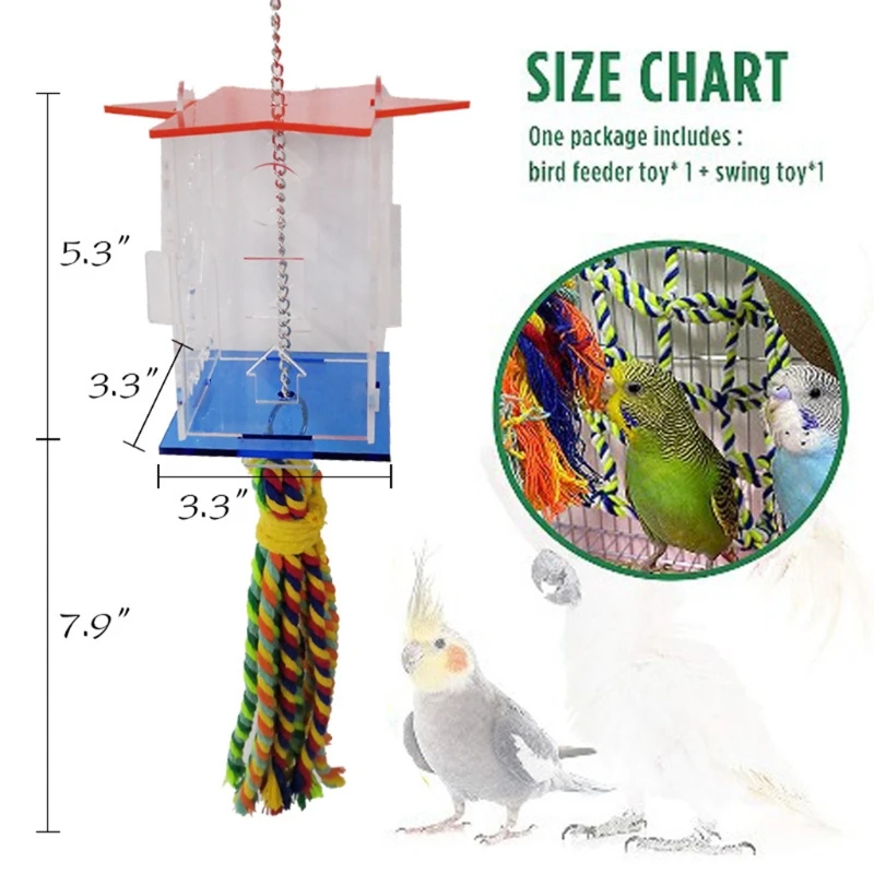X7AB Бутеры для перевозки табака в виде попугаев подвесная коробка драгоценность