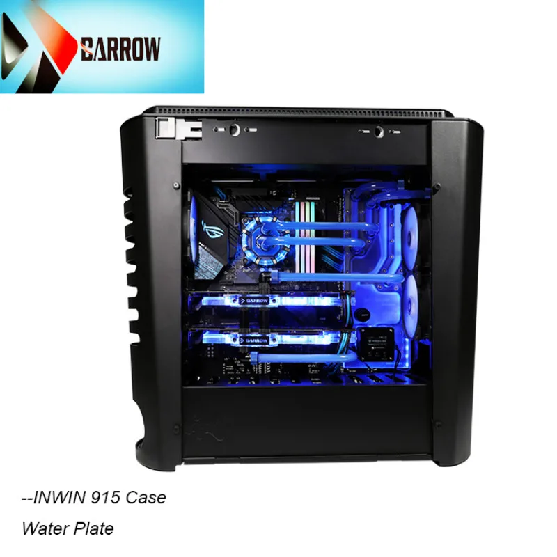 

Barrow Water TANK for IN WIN 915 computer case watercooling waterway board LRC RGB 2.0 5V ,g, YG915-SDB, water cooling
