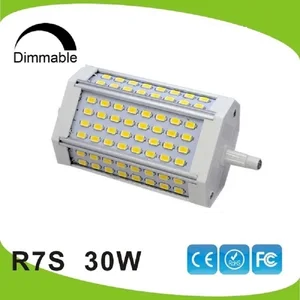 Dimmable 30 Вт led R7S светильник 118 мм R7S лампа без вентилятора J118 RX7S Замена 300 Вт галогенная лампа AC110-240V