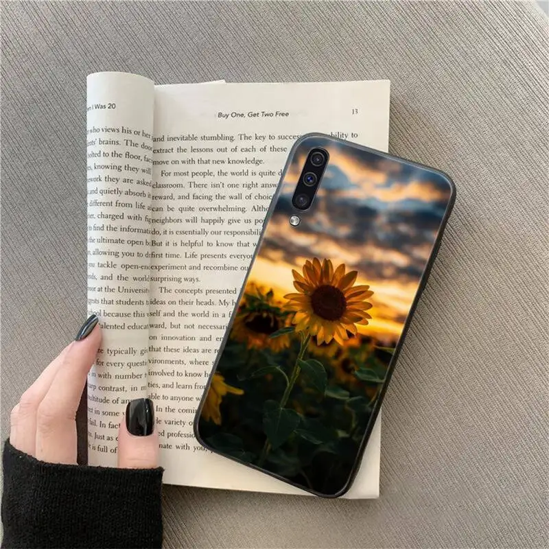 Красивый чехол Babaite с желтым подсолнухом для телефона Samsung Galaxy A7 A50 51 A70 80 A40 A20 A30 A8 A6