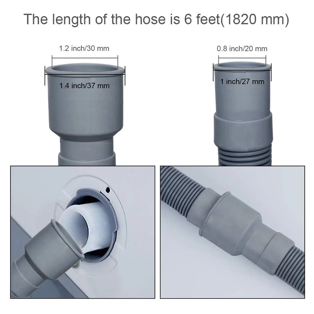 Слив для стиральной машины гибкий шланг из мягкого полипропилена