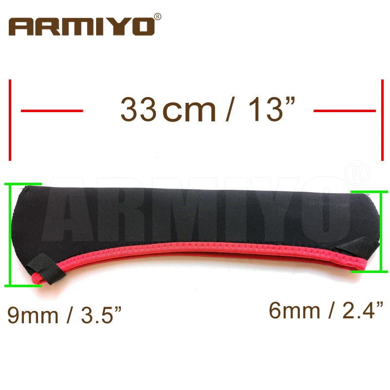 Неопреновый защитный чехол для прицела Armiyo двусторонний черный Камуфляжный