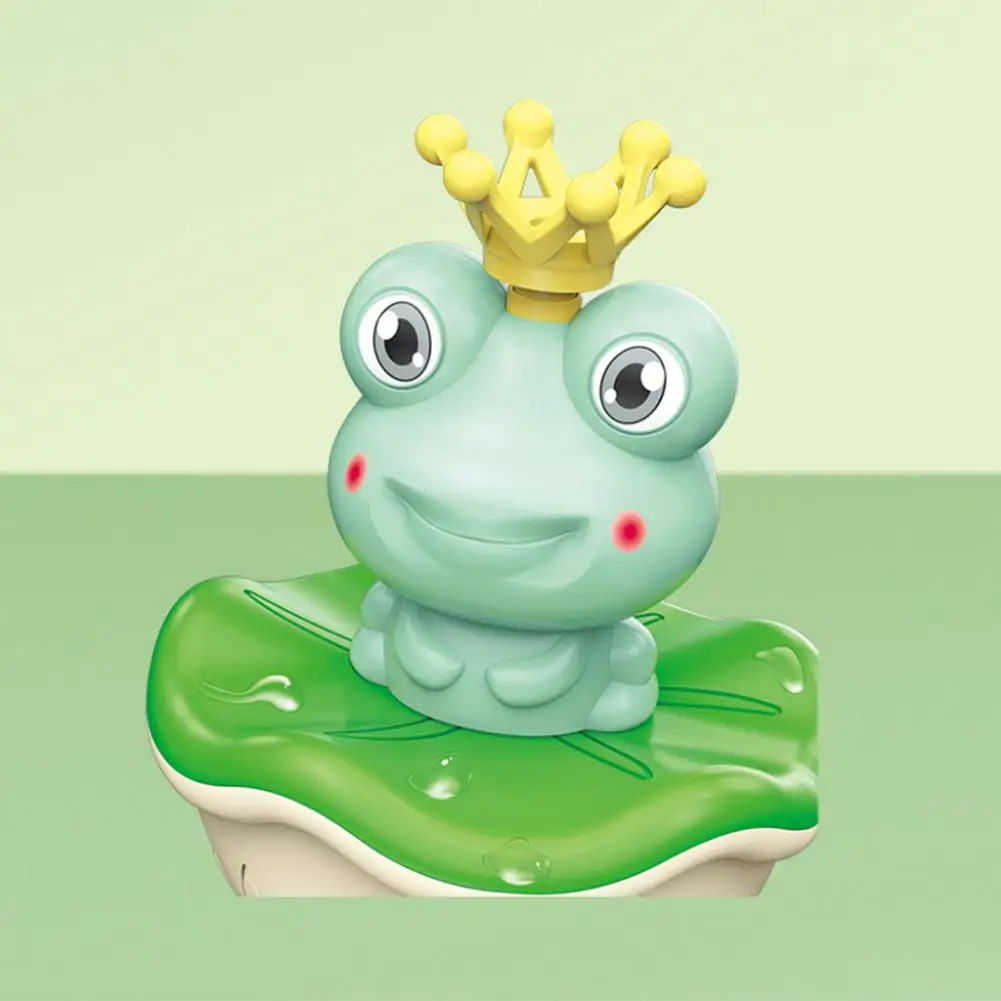 

Novel Bathing Toys Children Play Electric Water Jet Safe Cute Cartoon Frog Dolls Automatic Spray Water Bathtub Toys For Infant