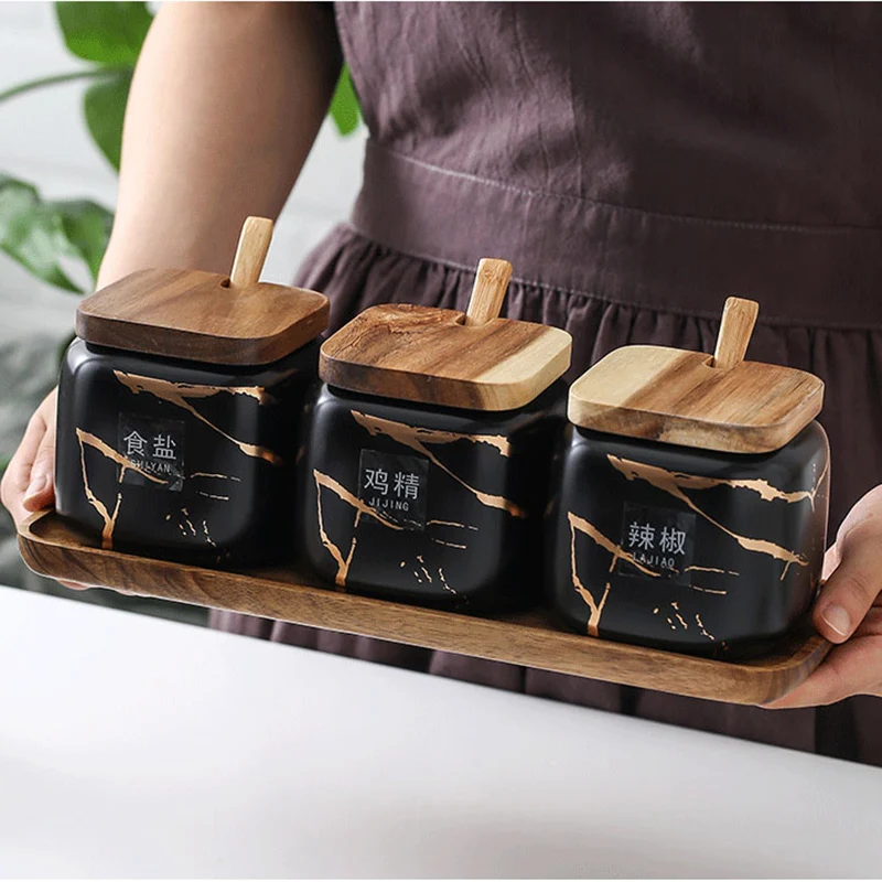 Стеллаж для специй в скандинавском стиле Baffect керамические кухонные аксессуары с