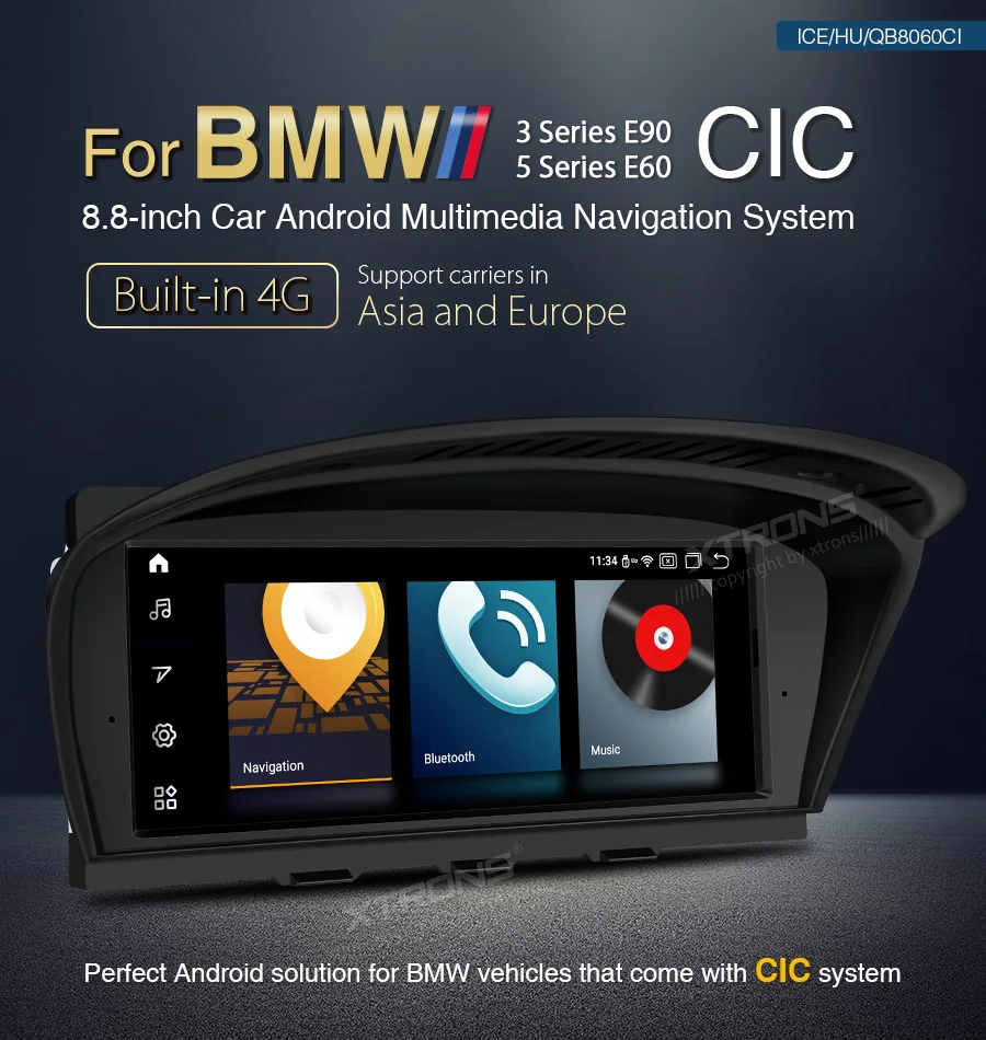 XTRONS 8 ''Android 10 0 оригинальный радио CD плеер GPS для BMW 3 серии E90 E91 E92 E93 2009 2012 CIC 5 E60 E61