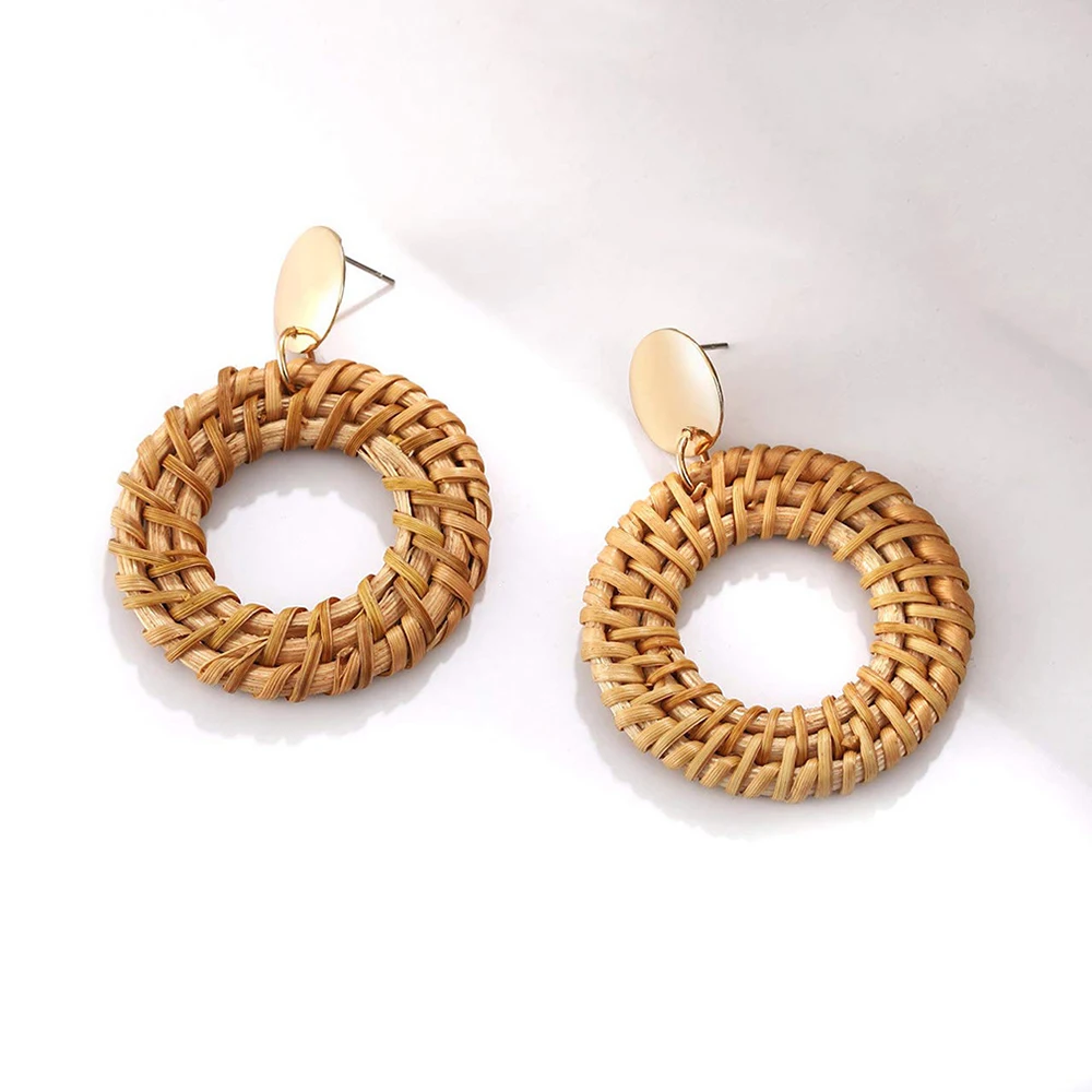 2019 новый корейский ручной работы деревянный соломенный тканый ротанг лоза