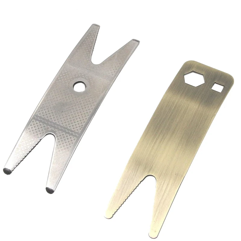 

2PCS Guitar Bass Multi-Tool Spanner Wrench Knob Jack Tuner for Tightening Pots Switches Guitar Accessories