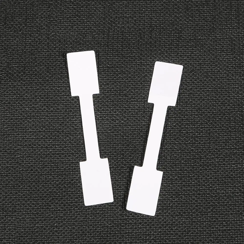 100PCS White Paper Jewelry Display Card Labels Ring Sticker Hangtag Blank Paper Price Tag Labels Packaging